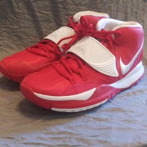New Nike Kyrie 6 TB University Red/White Sneakers